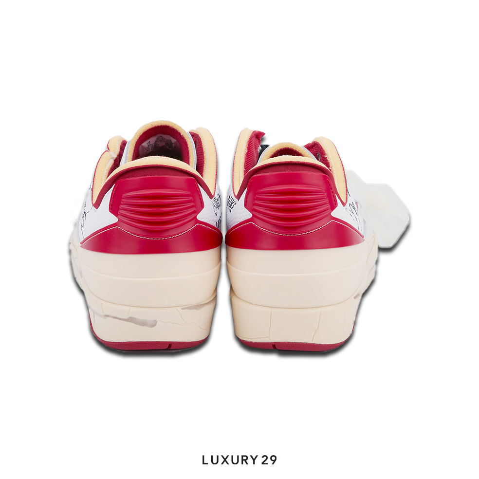 Nike Jordan 2 Retro Low SP Off-White White Red NIKE