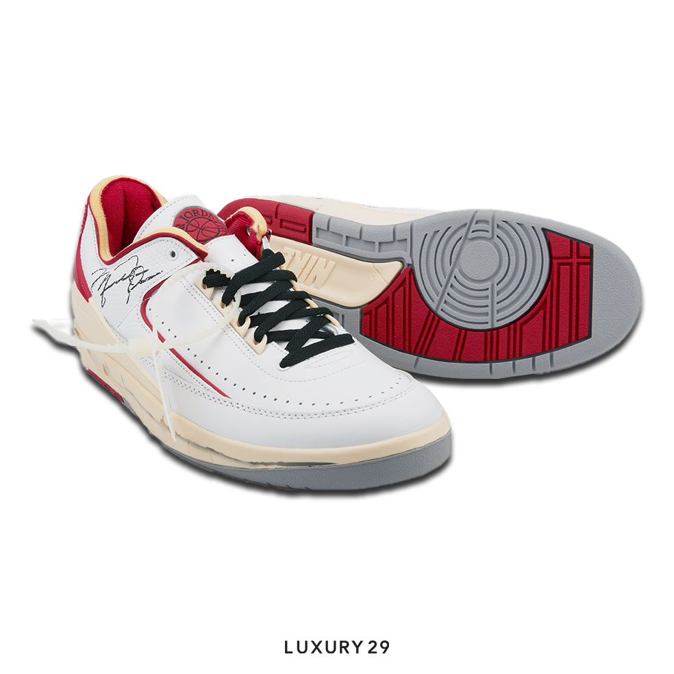 Nike Jordan 2 Retro Low SP Off-White White Red NIKE
