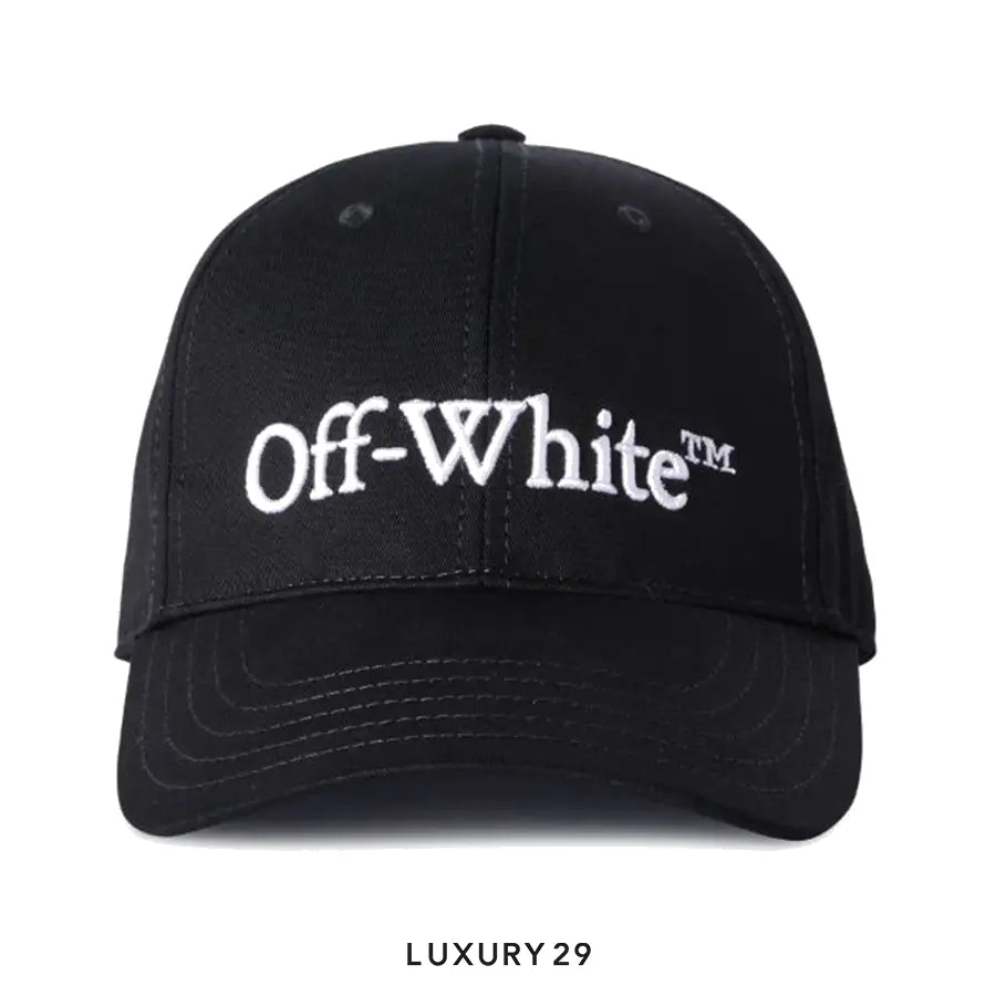 Off-White Bookish Dril baseball cap