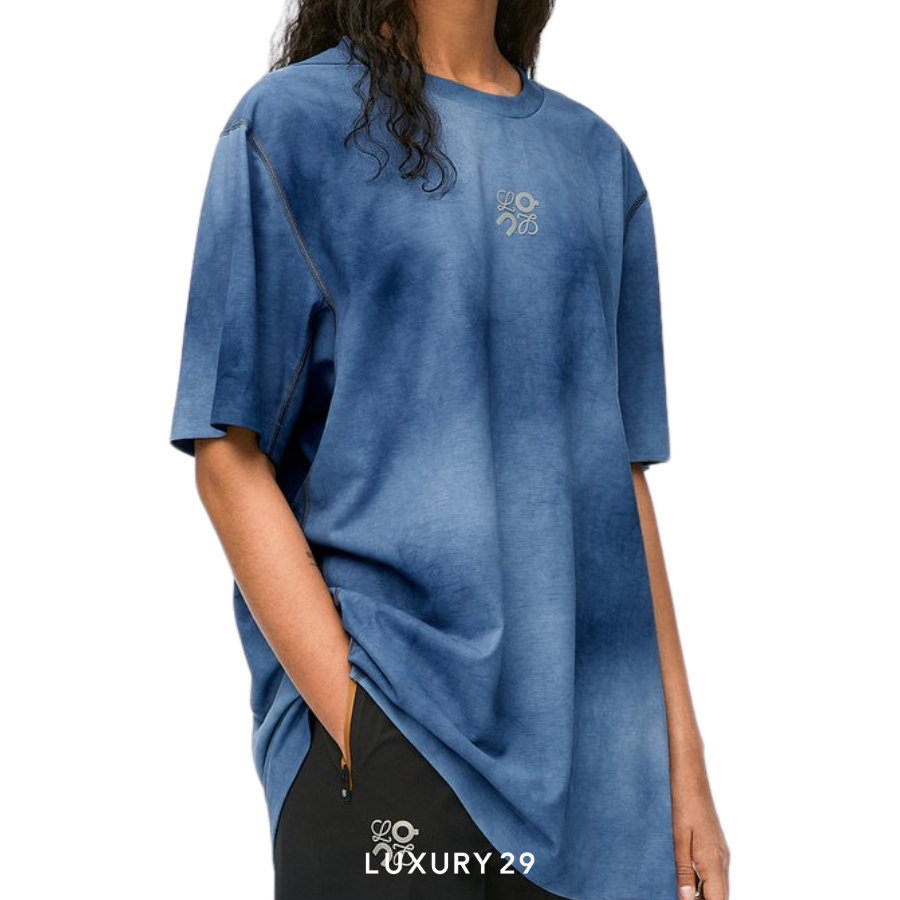 On x Loewe Active T-shirt in technical jersey Blue/Multicolor ON