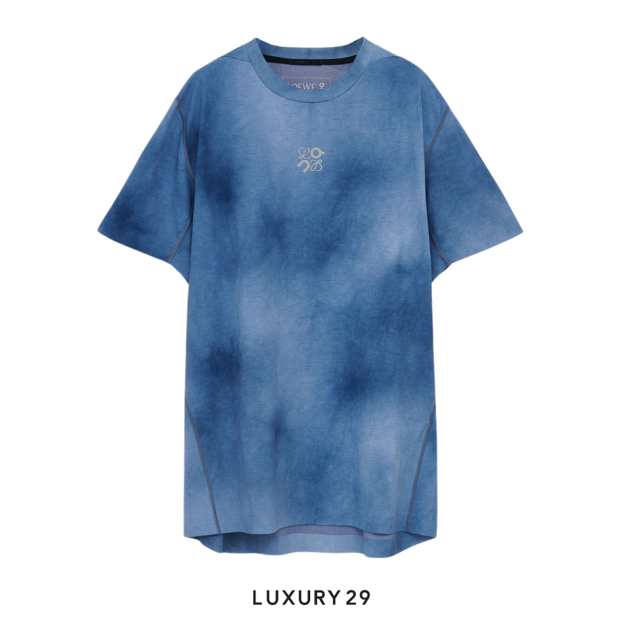 On x Loewe Active T-shirt in technical jersey Blue/Multicolor