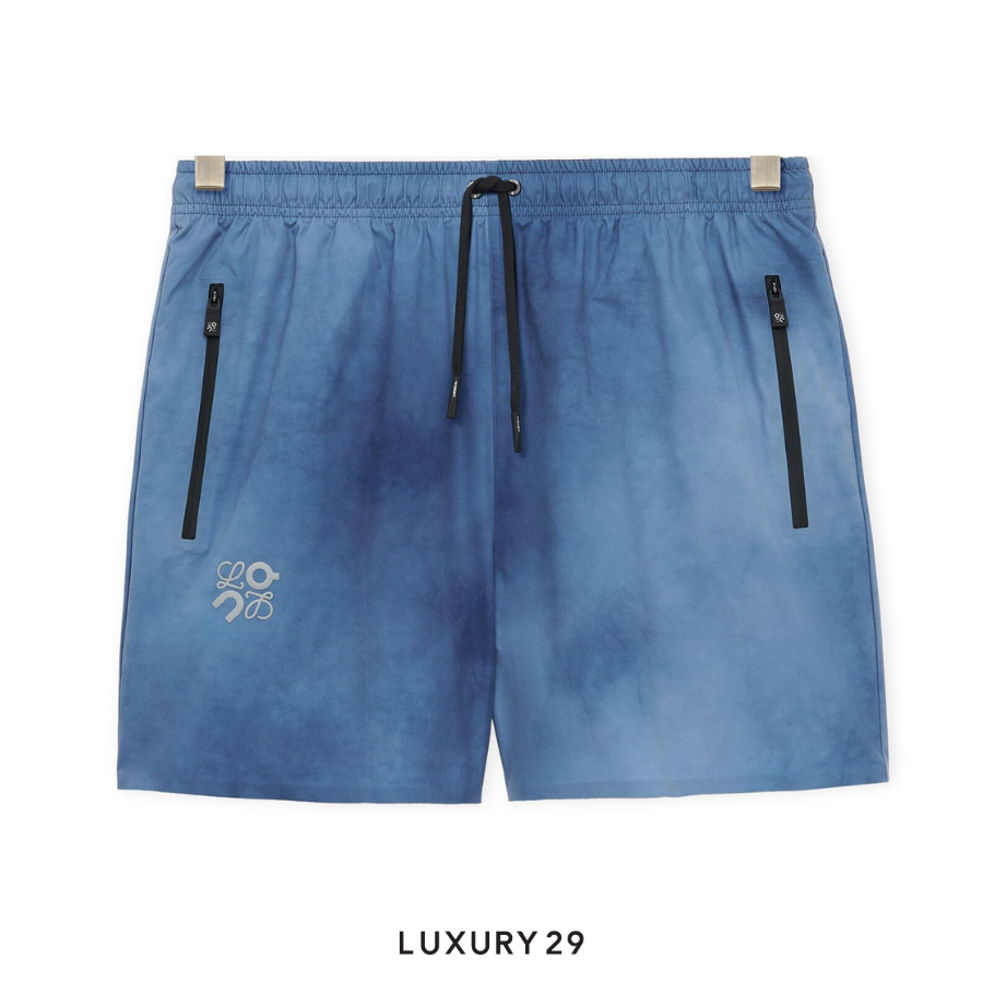 On x Loewe Shorts in technical shell Blue/Multicolor ON