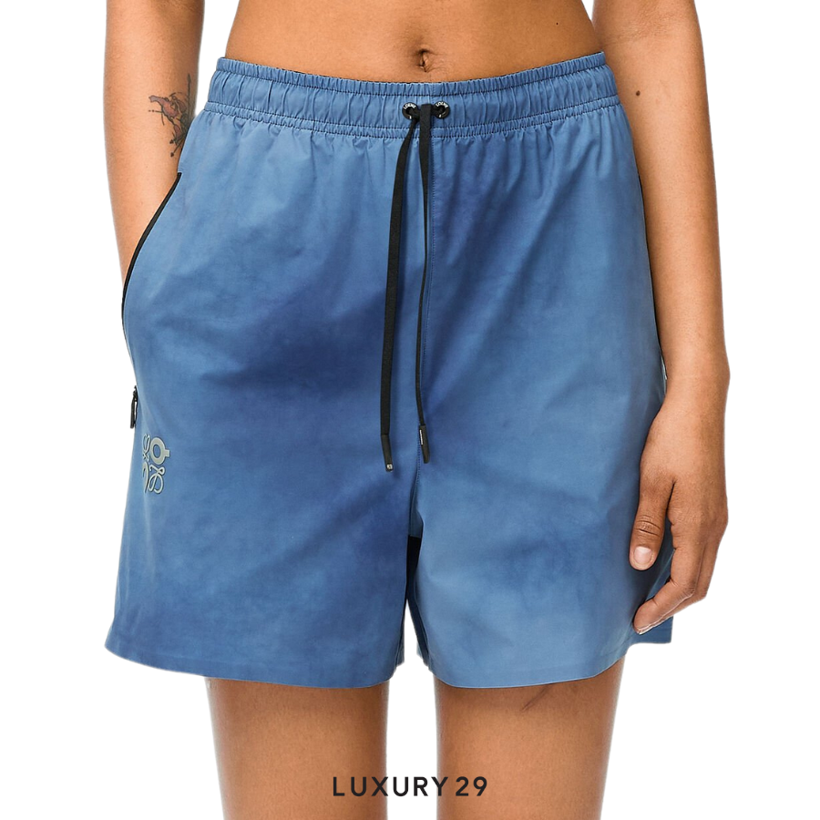 On x Loewe Shorts in technical shell Blue/Multicolor ON