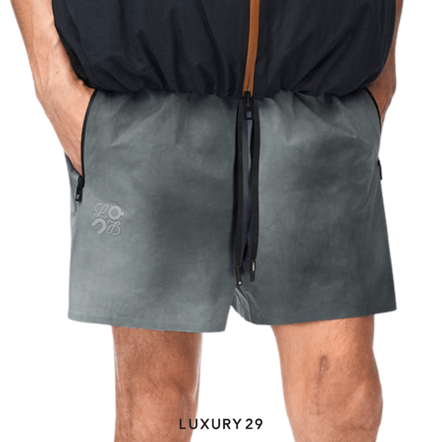 On x Loewe Shorts in technical shell Grey/Multicolour ON