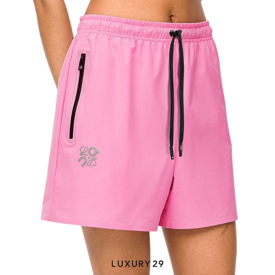 On x Loewe Shorts in technical shell Pink ON