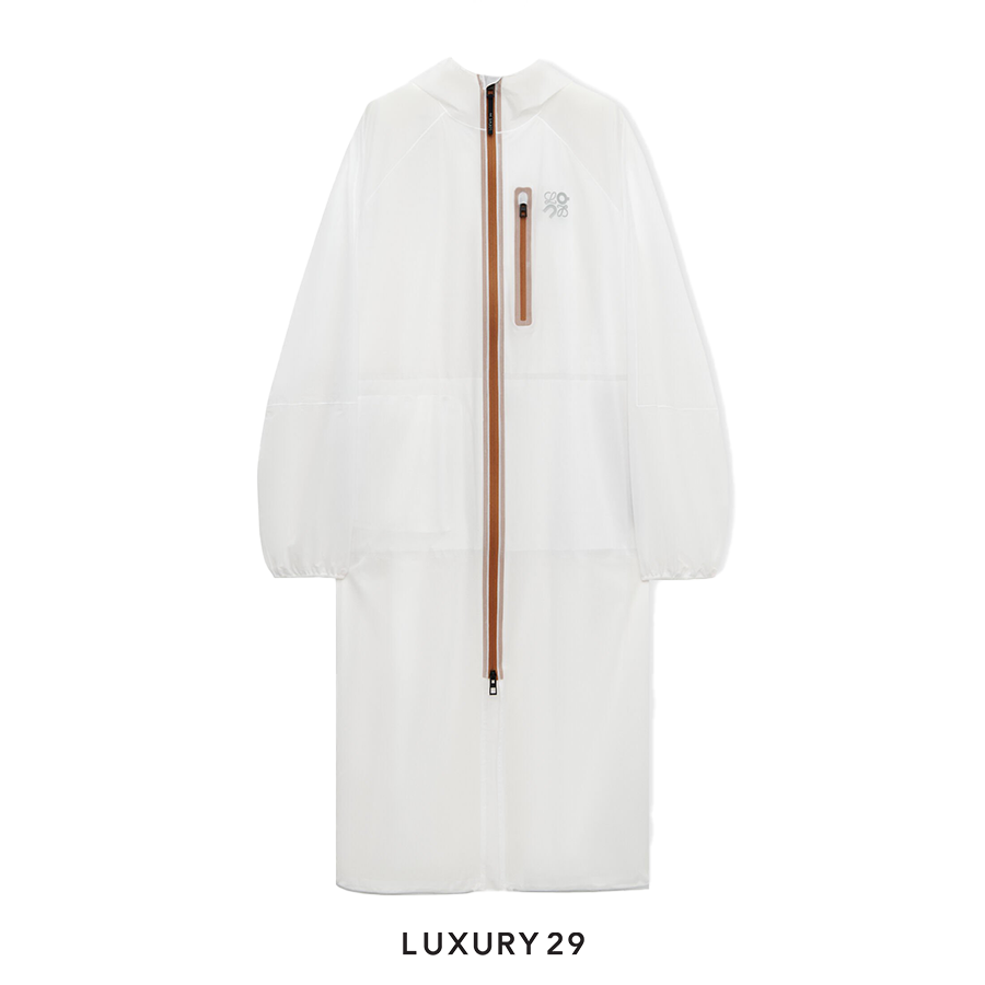 On x Loewe Ultra parka in technical shell White ON