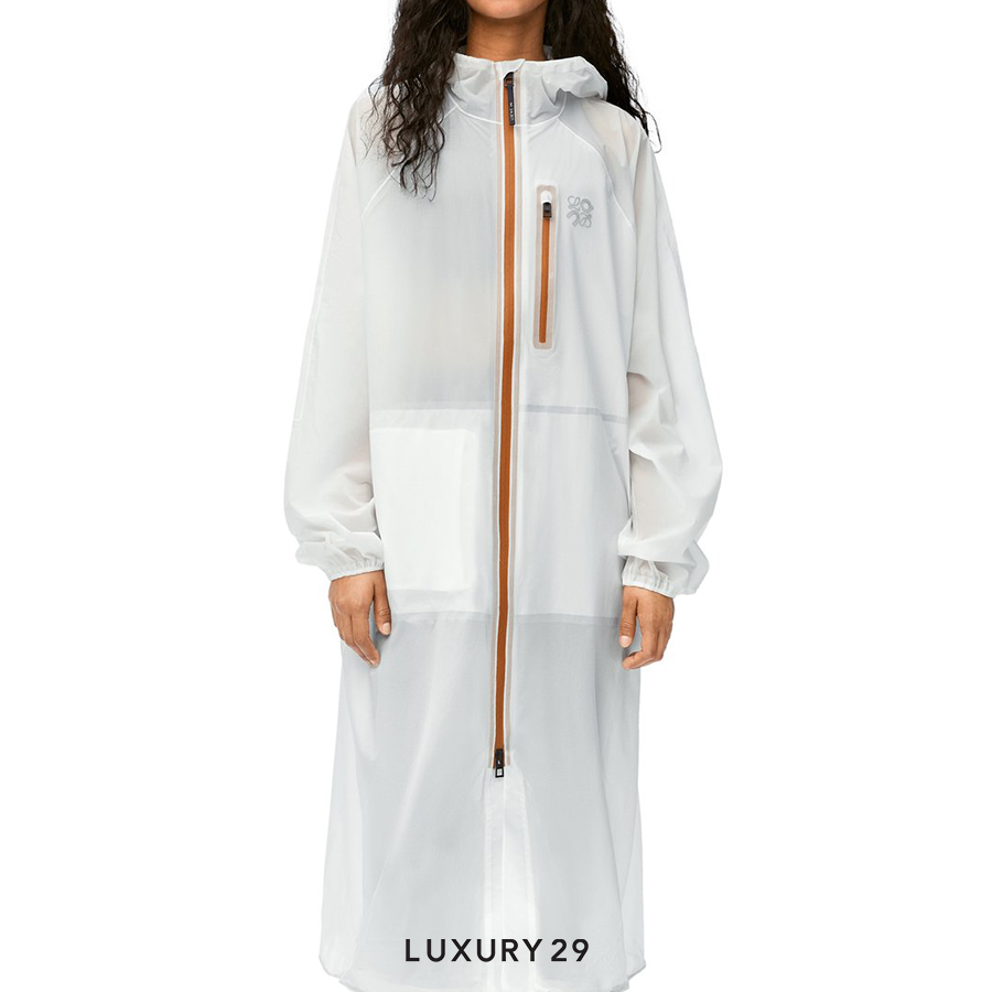 On x Loewe Ultra parka in technical shell White ON