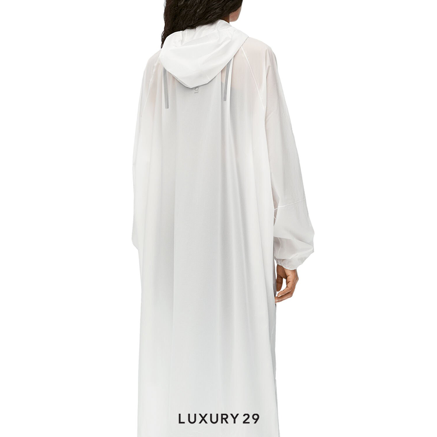 On x Loewe Ultra parka in technical shell White ON