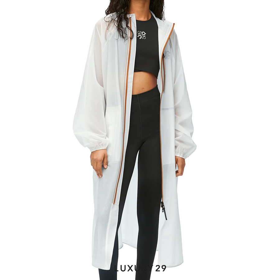 On x Loewe Ultra parka in technical shell White ON