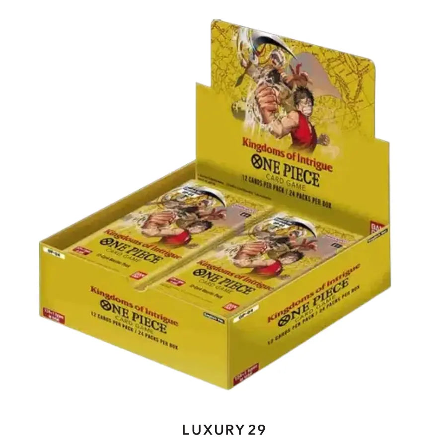 One Piece Kingdoms of Intrigue Kingdoms of Intrigue Booster Box (OP-04) English Version Booster Box