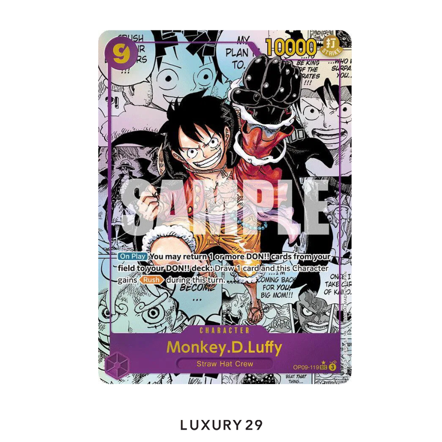 One Piece Monkey.D.Luffy (Manga) Emperors in the New World SEC OP09-119 (PSA10)