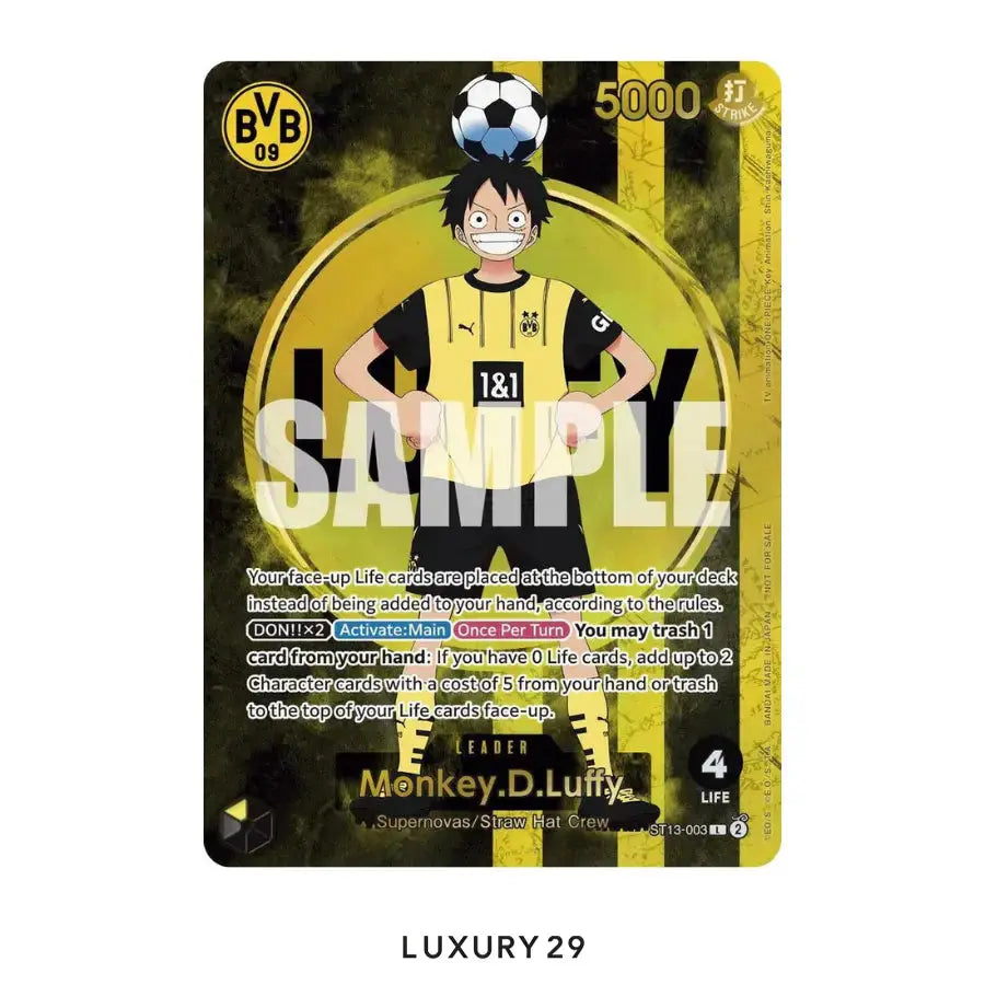 One Piece Promotion Cards Monkey.D.Luffy (BVB x One Piece Campaign) (BGS10) ONE PIECE Luxury29