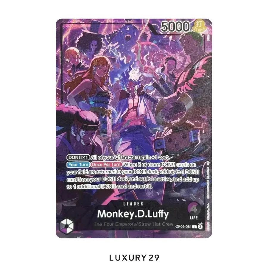 One Piece Promotion Cards Monkey.D.Luffy (English Version 2nd Anniversary Set) (PSA10) ONE PIECE Luxury29