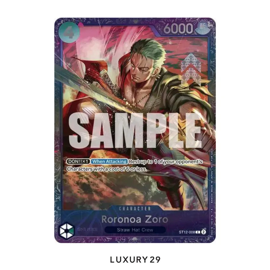 One Piece Roronoa Zoro (Treasure Cup 2024) One Piece Promotion Cards C ST12-008 (PSA10) ONE PIECE Luxury29