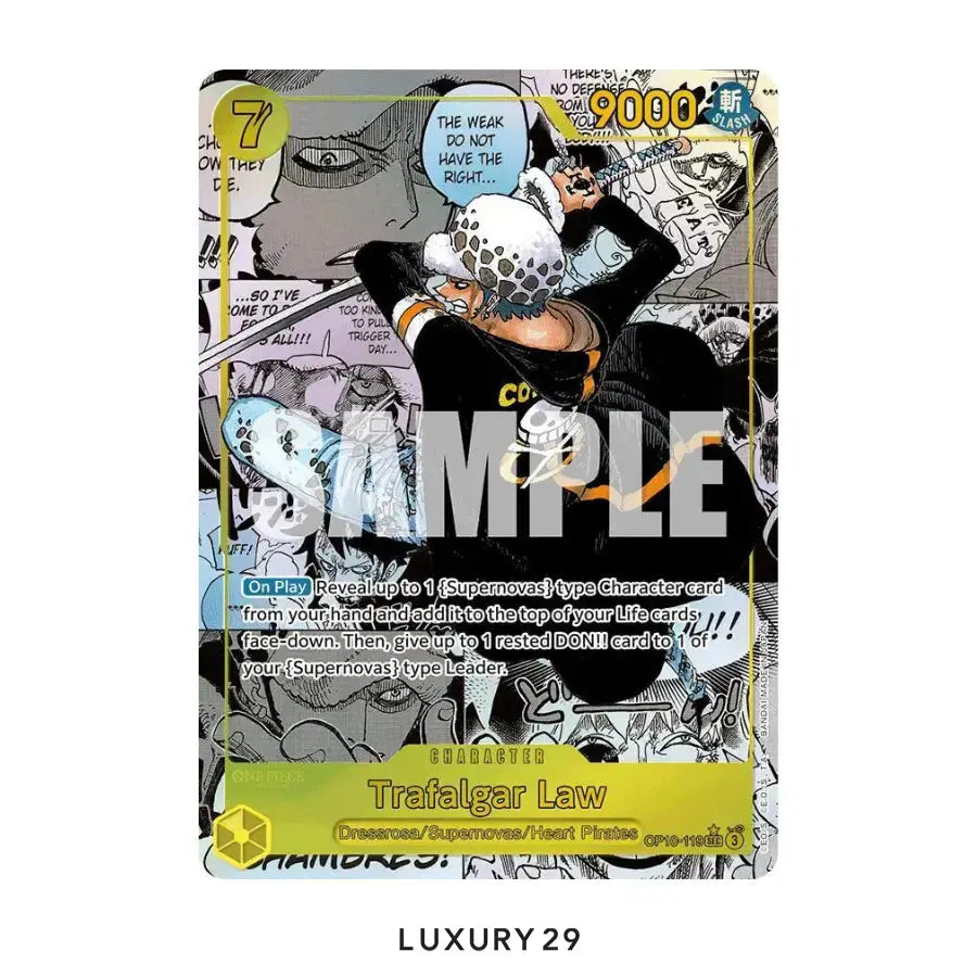 One Piece Trafalgar Law (119) (Manga) Royal Blood SEC OP10-119 (PSA10) ONE PIECE Luxury29