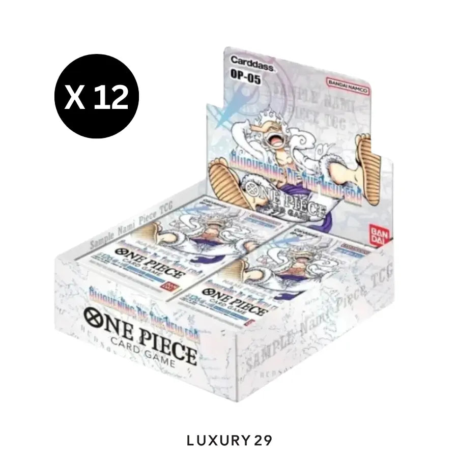 One Piece Awakening of the New Era Booster Box Case contains 12 Booster Boxes (OP05) ONE PIECE Luxury29