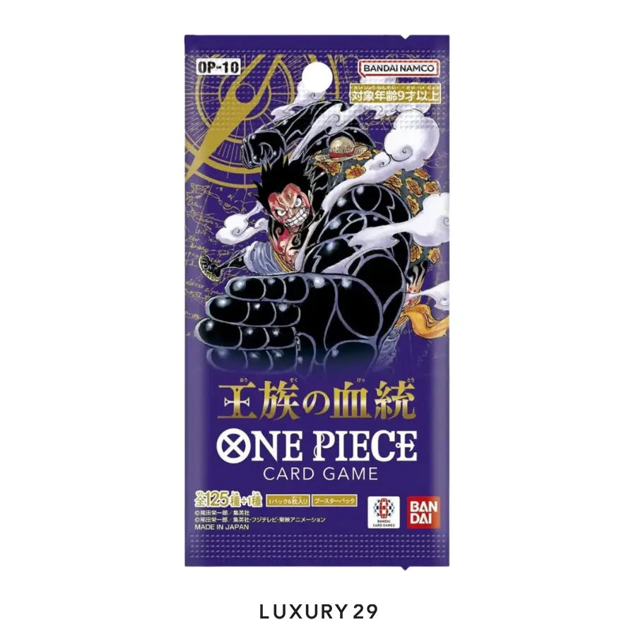 One Piece Card Game Booster Box from the Royal Bloodline (OP-10) Booster Pack JP Version ONE PIECE Luxury29