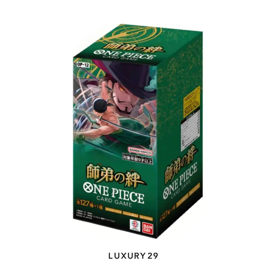 One Piece Card Game expansion set "Legacy of the Master" (OP-12) Booster Pack JP Version ONE PIECE Luxury29