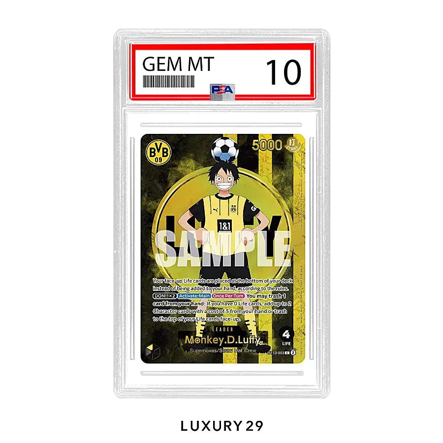 One Piece Promotion Cards Monkey.D.Luffy (BVB x One Piece Campaign) (PSA10)