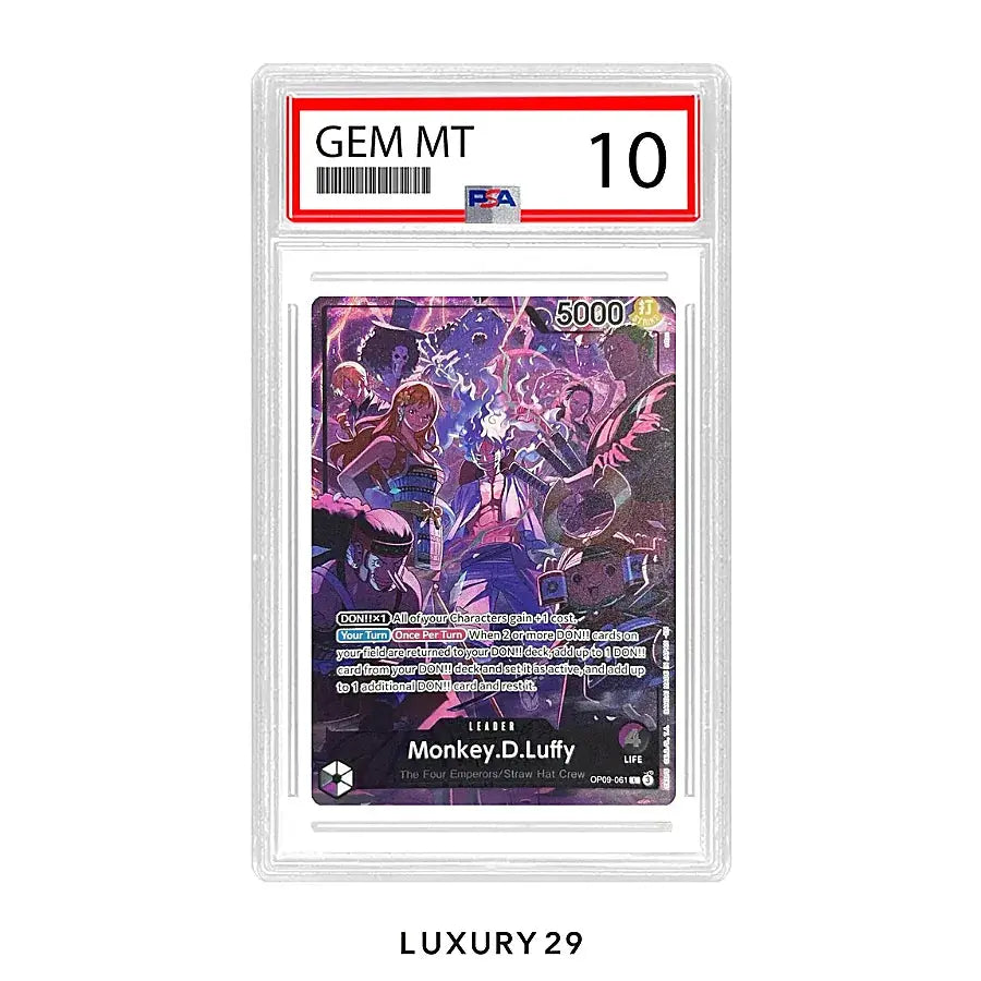 One Piece Promotion Cards Monkey.D.Luffy (English Version 2nd Anniversary Set) (PSA10)