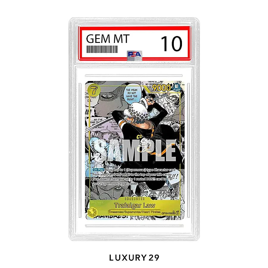 One Piece Trafalgar Law (119) (Manga) Royal Blood SEC OP10-119 (PSA10)