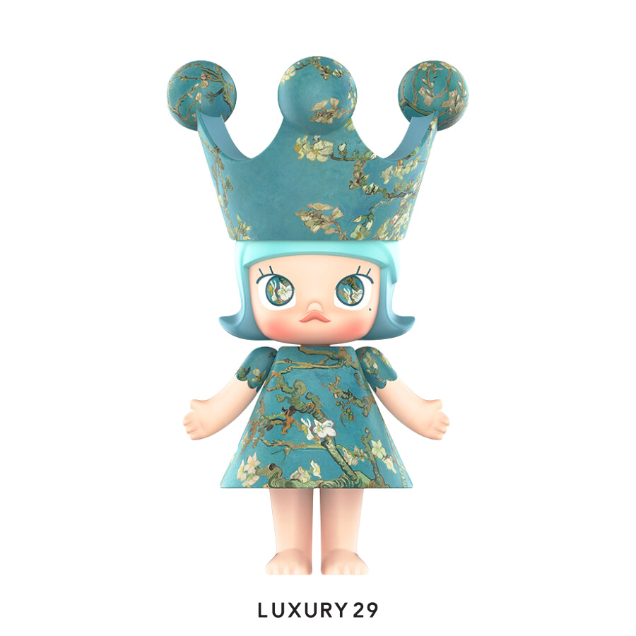POP MART MEGA ROYAL MOLLY 1000% Van Gogh Museum Almond Blossom POP MART Luxury29