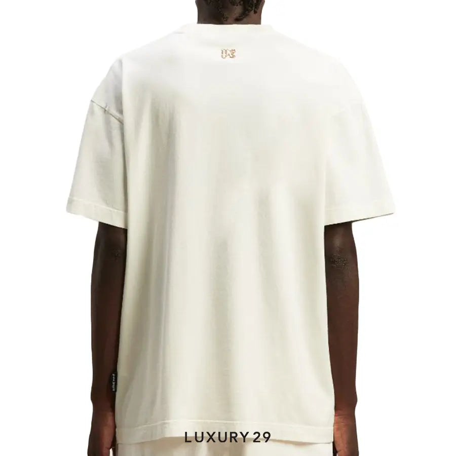 Palm Angels FOGGY PA T-SHIRT OFF WHITE BLACK PALM ANGELS