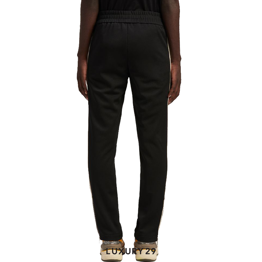 Palm Angels MONOGRAM TRACK PANTS BLACK OFF WHITE PALM ANGELS