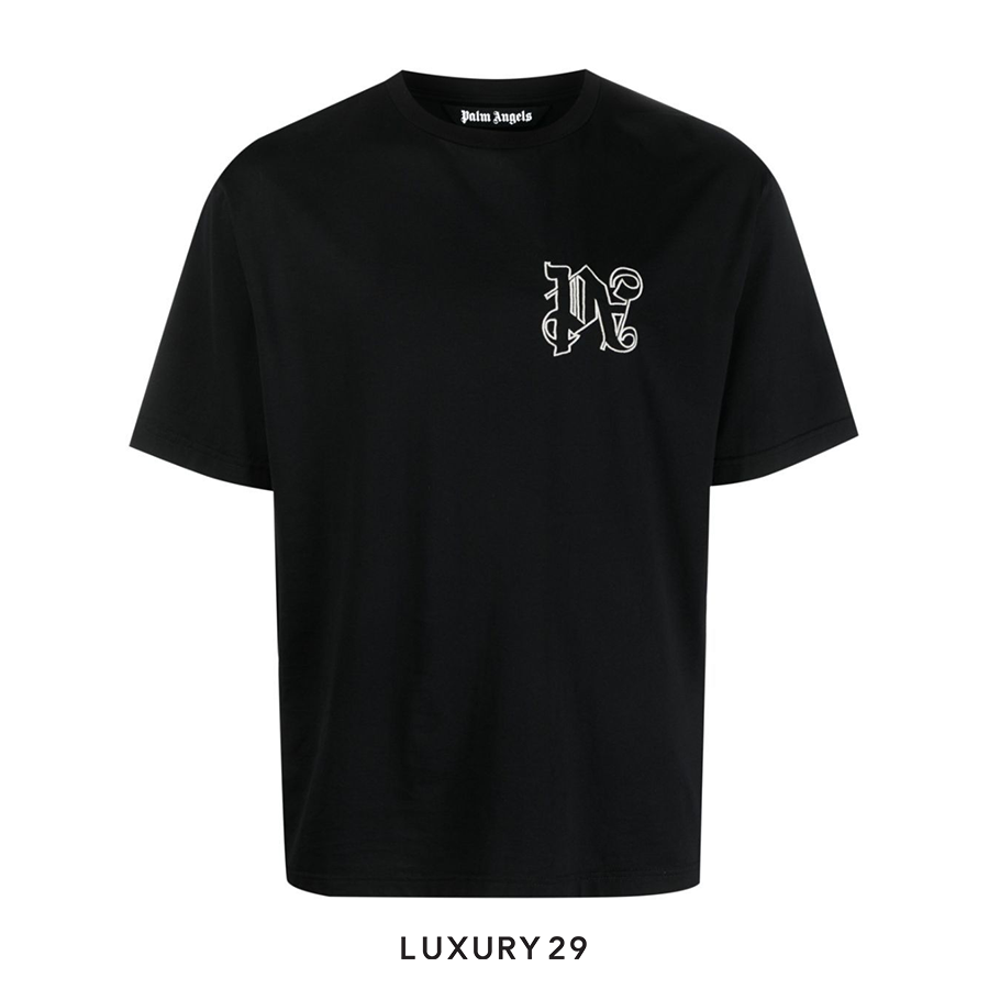 Palm Angels PA logo-embroidered T-shirt
