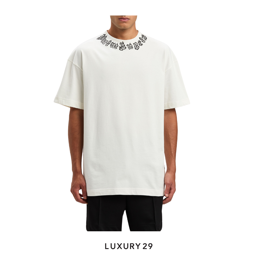 Palm Angels neck-logo T-shirt White PALM ANGELS Luxury29