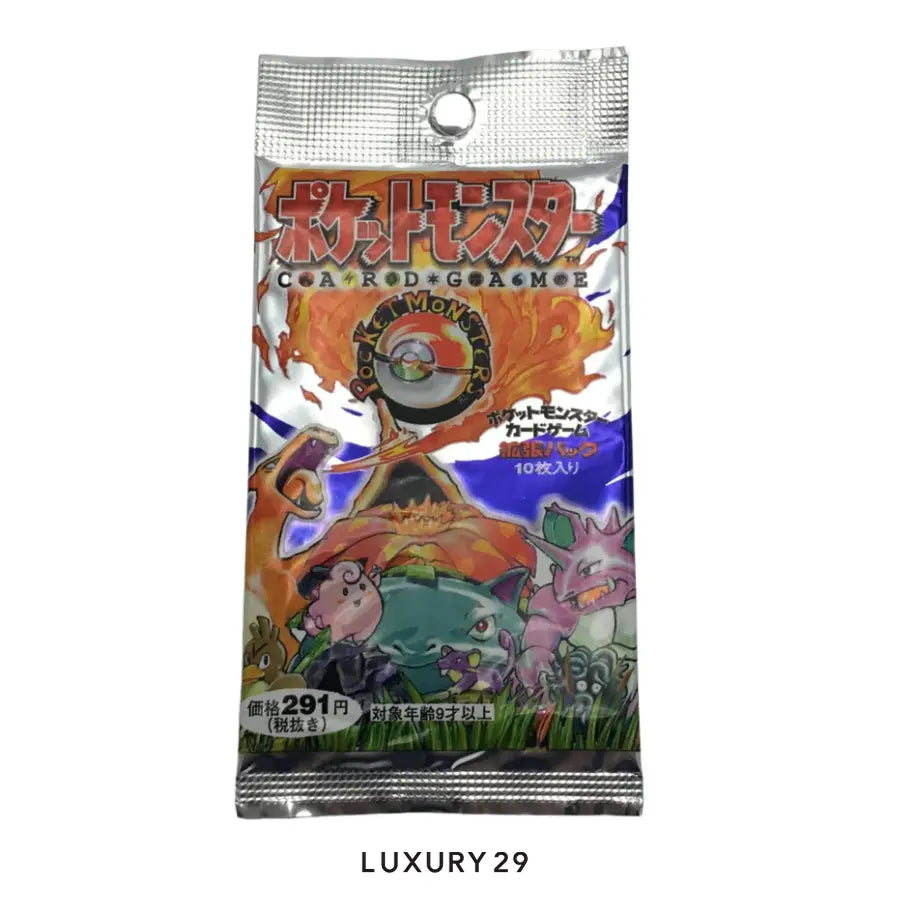 Pokemon TCG: 1996 Pokemon Japanese Factory Sealed Foil Pack (JP)