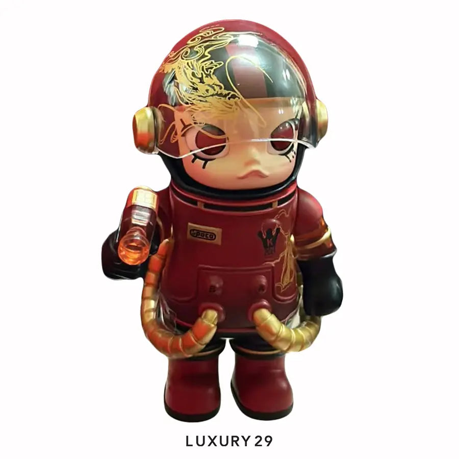 POP MART Mega 100% Space Molly Year of Dragon Blister