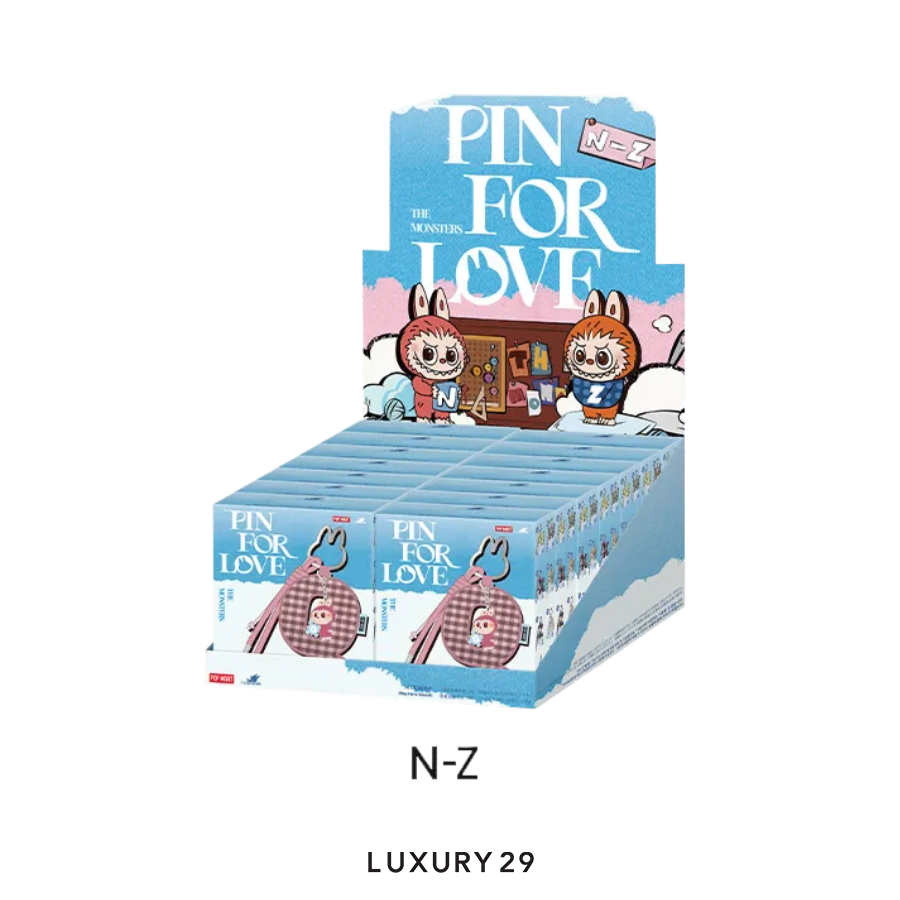 Pop Mart THE MONSTERS - Pin For Love Series Letter Pendant Blind Box (N-Z) POP MART
