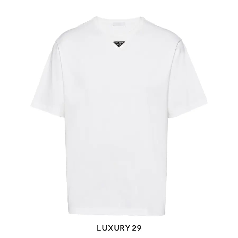 Prada Cotton T-shirt Blanco