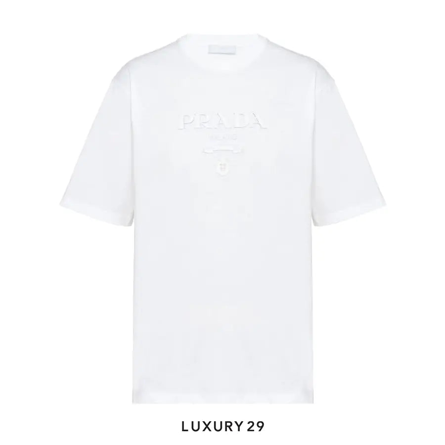 Prada jersey T-shirt Bianco