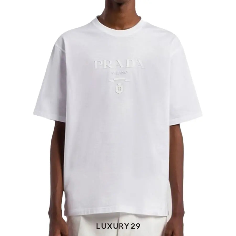 Prada jersey T-shirt Bianco PRADA