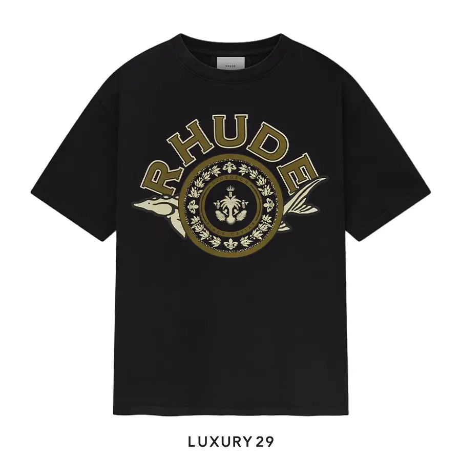 RHUDE CAVIAR TEE BLACK