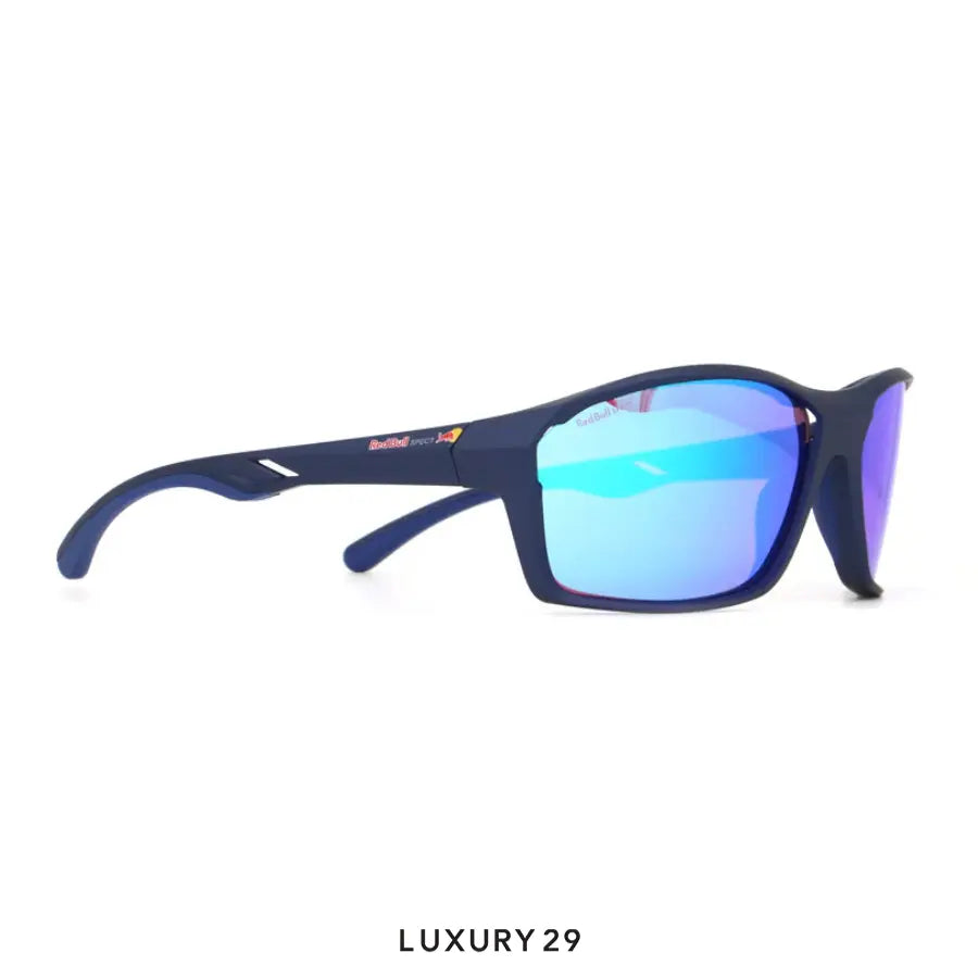 Red Bull Spect Sunglasses Drill-02 purple with blue mirror