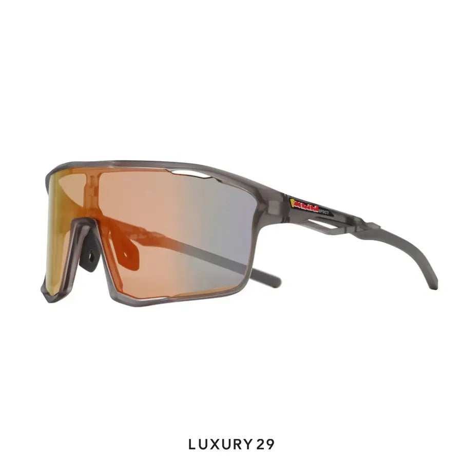 Red Bull Spect Sunglasses Rumble-001IBX brown photochromic with red mirror