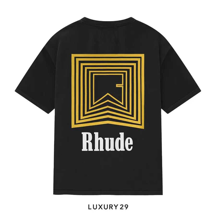 Rhude Chevron logo repeat tee RHUDE