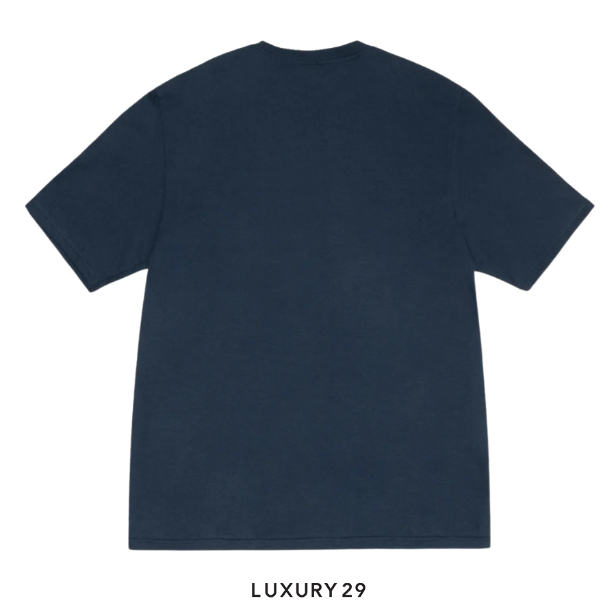 STUSSY BULLDOG TEE NAVY STUSSY