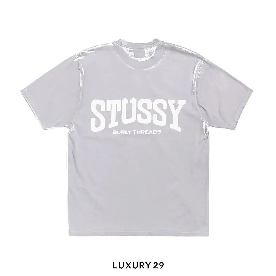 STUSSY BURLY STONE WASHED TEE WHITE