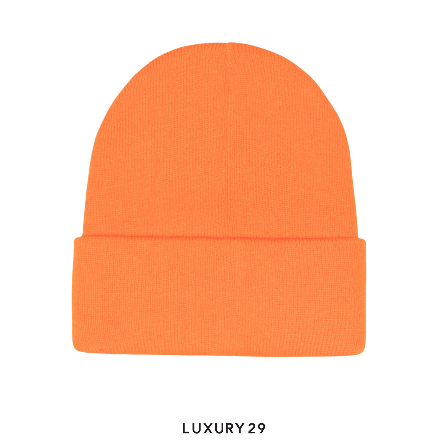 STUSSY CUFF BEANIE VARSITY S ORANGE STUSSY