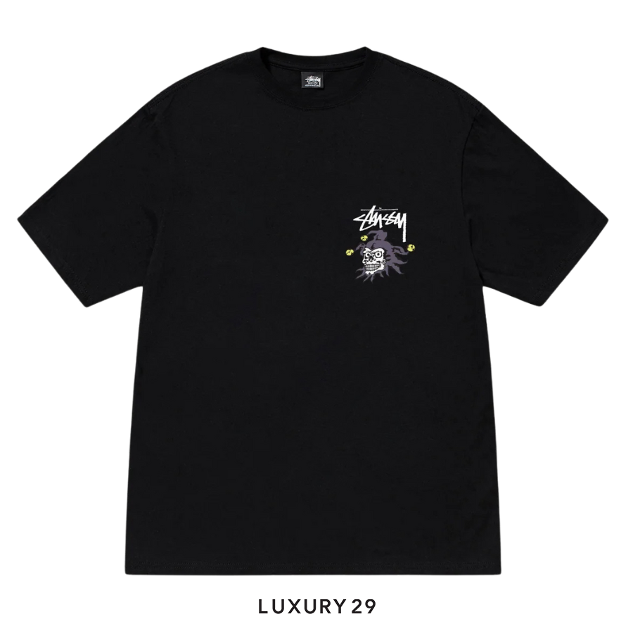 STUSSY JOKER TEE BLACK STUSSY