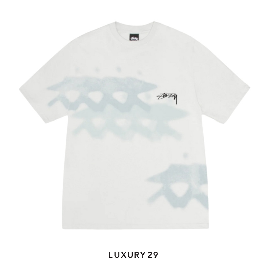 STUSSY LOW TIDE PIGMENT DYED TEE NATURAL STUSSY