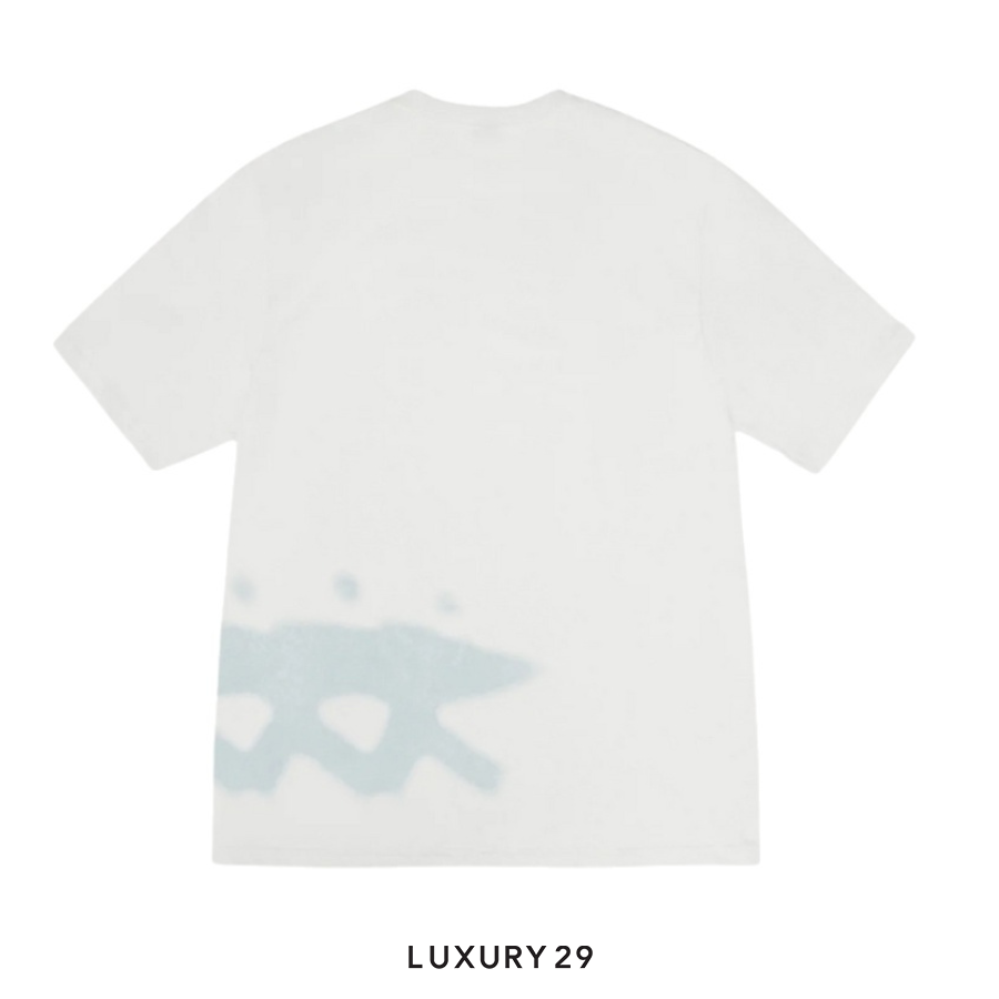STUSSY LOW TIDE PIGMENT DYED TEE NATURAL STUSSY