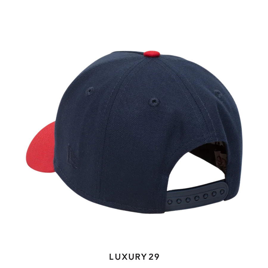 STUSSY NEW ERA 9TWENTY BASIC STRAPBACK NAVY/RED STUSSY