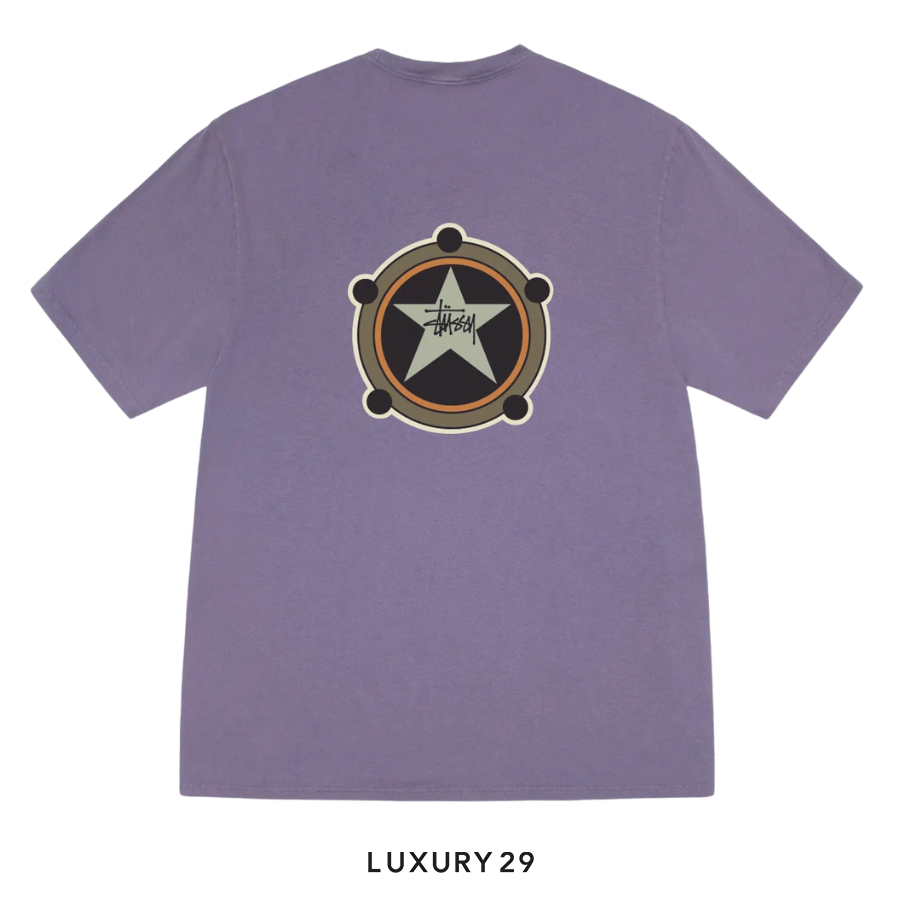 STUSSY RANGER TEE PIGMENT DYED GRAPE STUSSY