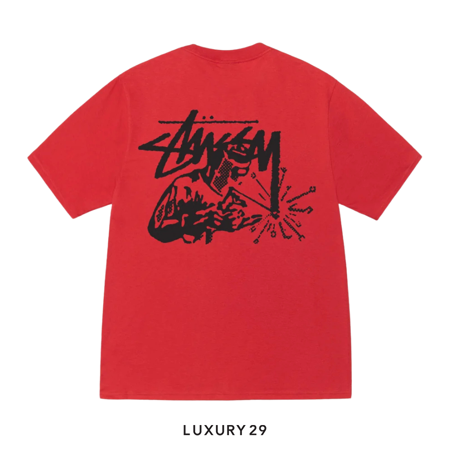 STUSSY WELDER TEE CAYENNE STUSSY