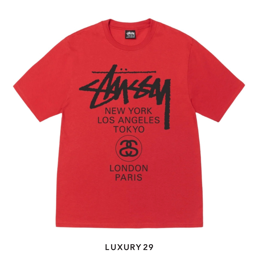 STUSSY WORLD TOUR TEE CAYENE STUSSY